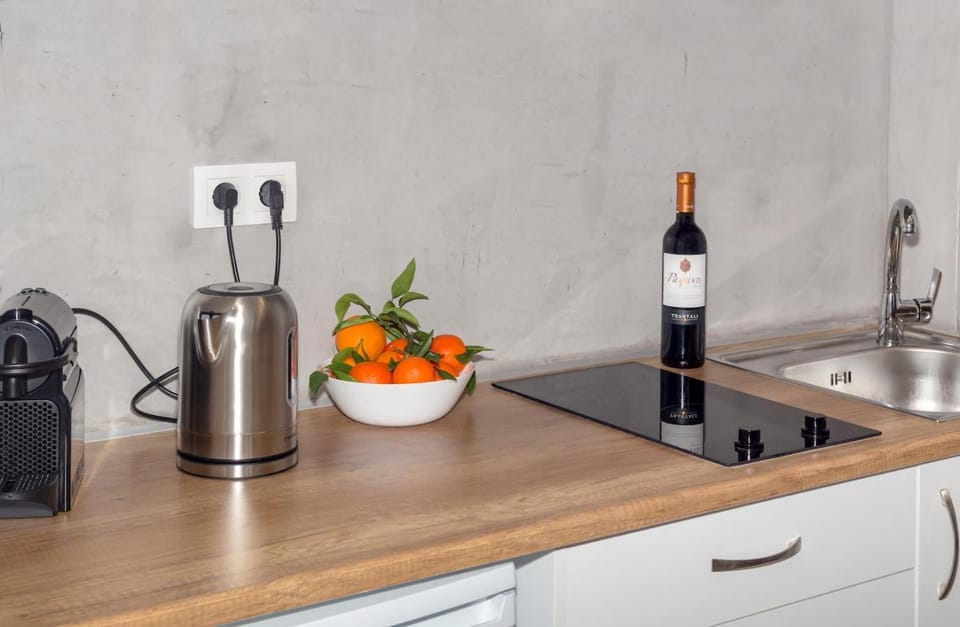 Coffee/tea facilities, Kitchen or kitchenette, minibar, stove