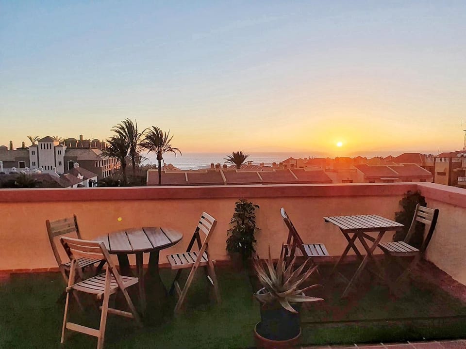 Patio, Balcony/Terrace, Sunset