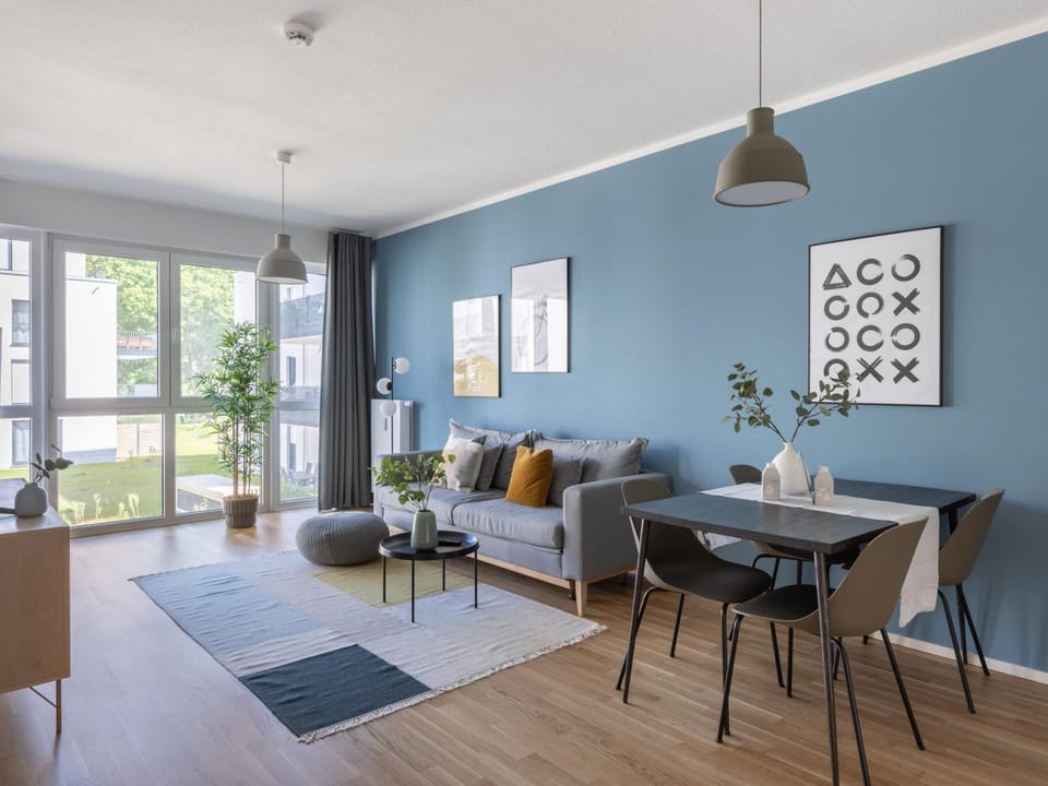 Living room, Seating area, Dining area