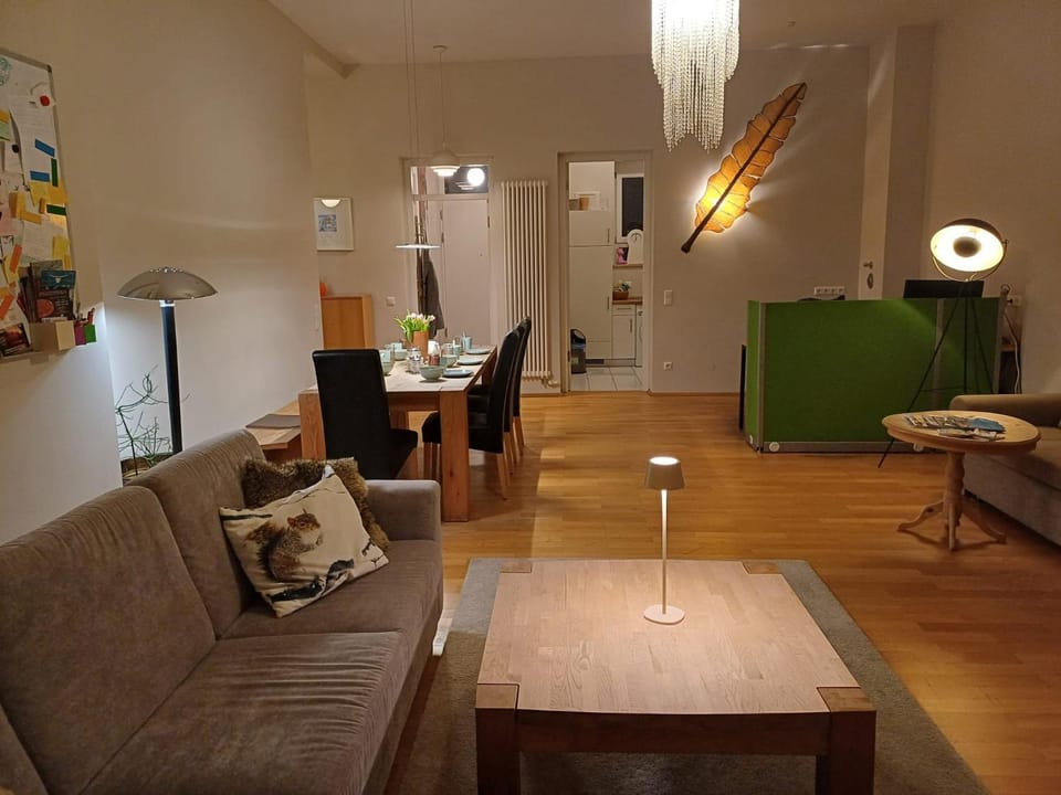 Living room, Seating area, Dining area