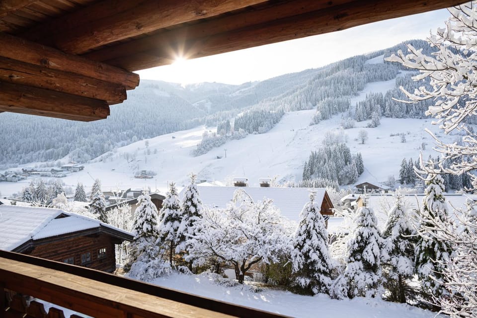 Natural landscape, Winter, Mountain view