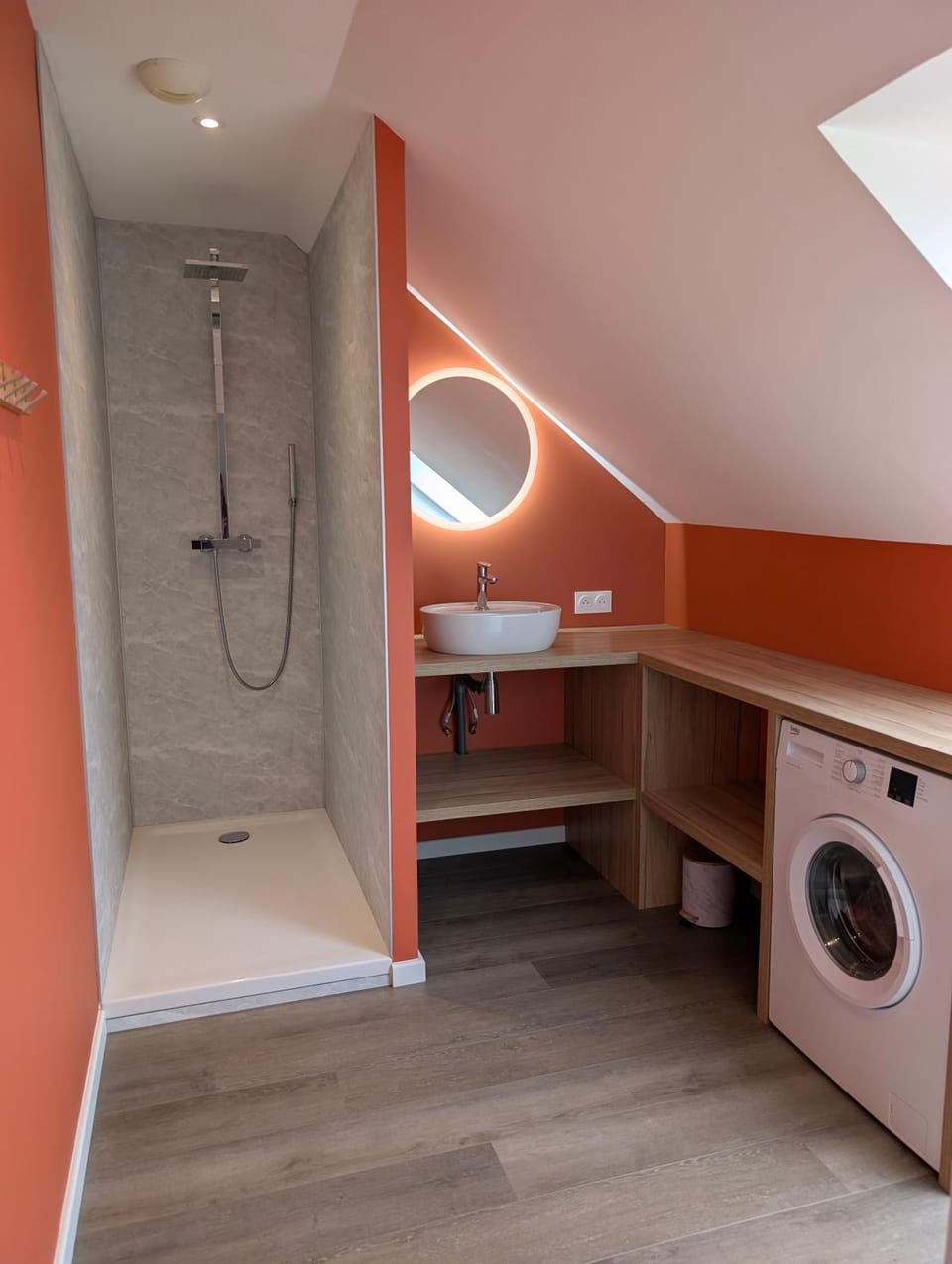 Shower, Bathroom, washing machine