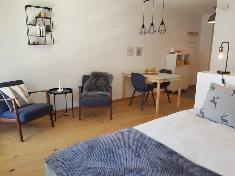 Living room, Bedroom