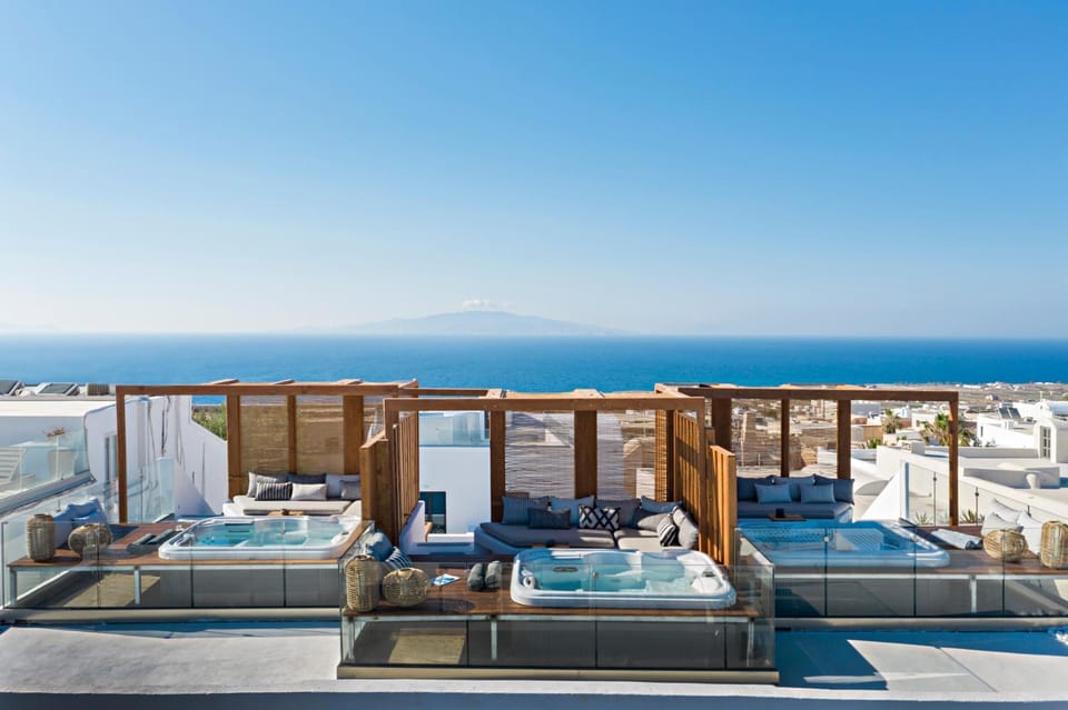 Bird's eye view, Hot Tub, Balcony/Terrace, Landmark view, Sea view