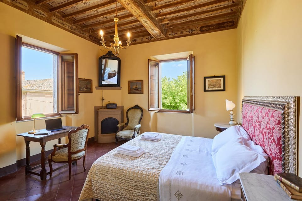 Bed, Photo of the whole room, Bedroom, hair dresser