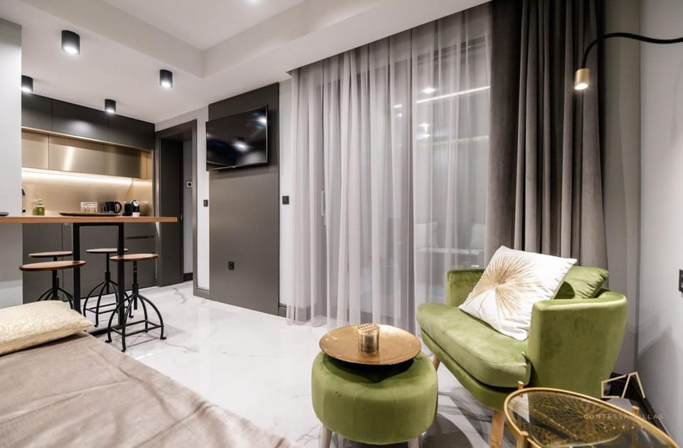 Living room, air conditioner