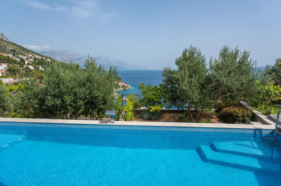 Day, Pool view, Sea view, Swimming pool