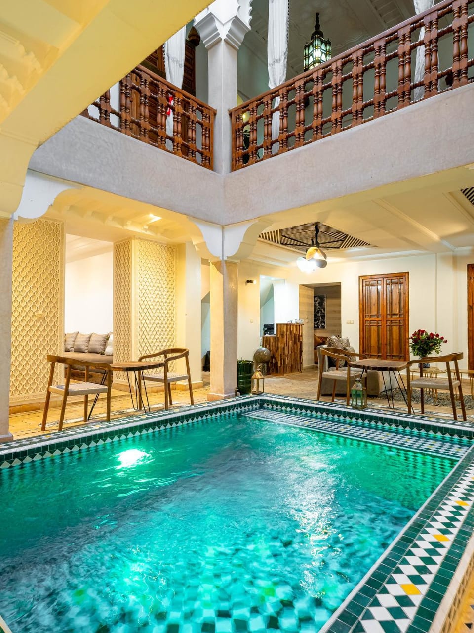 Seating area, Pool view, Swimming pool