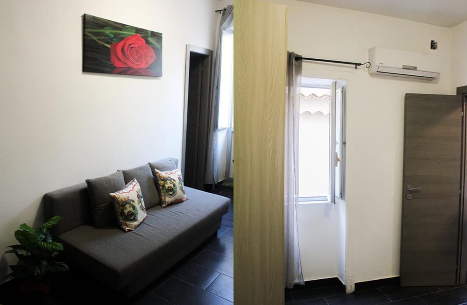 Living room, Photo of the whole room, Seating area, air conditioner