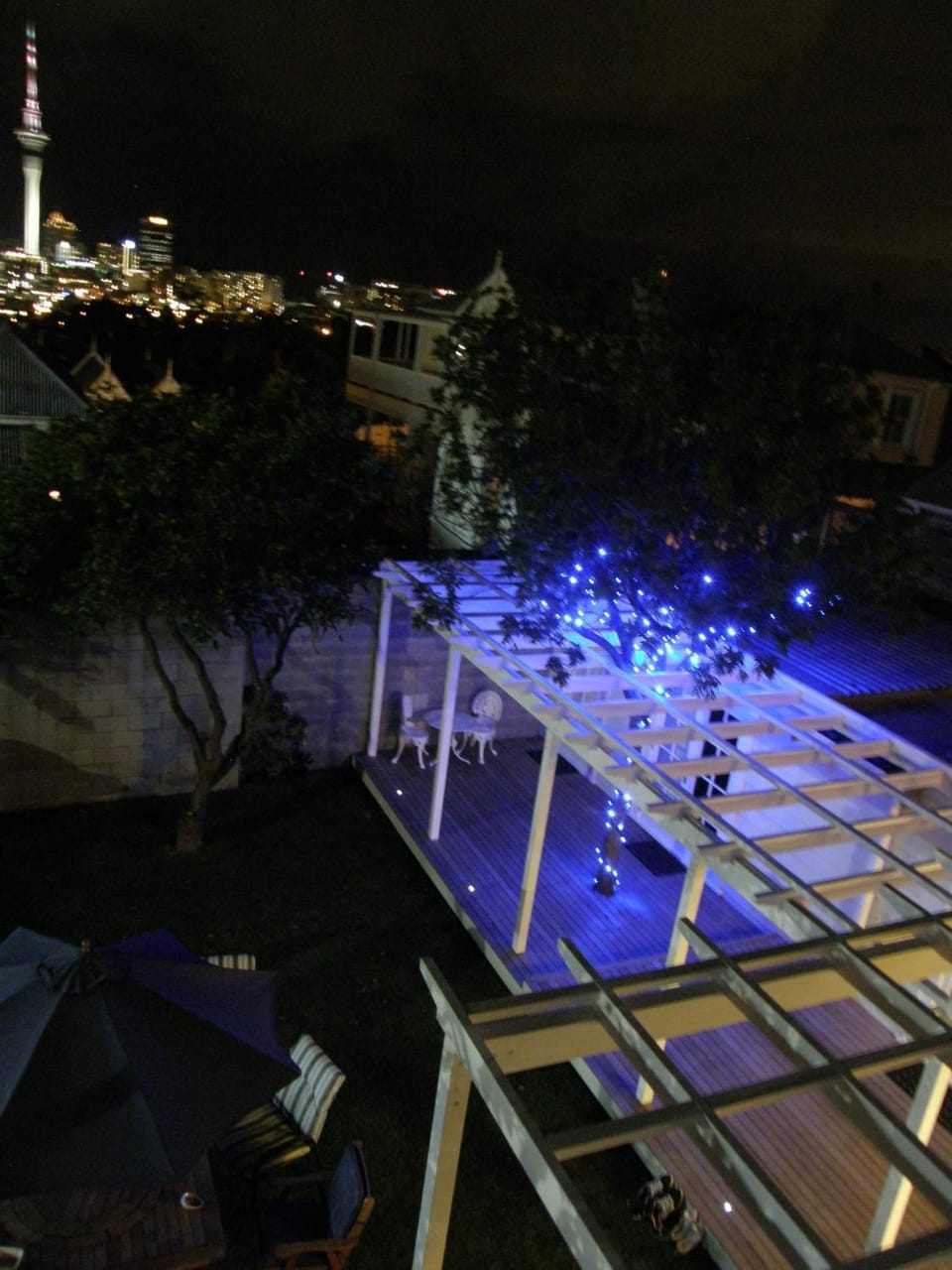 Night, Balcony/Terrace, Garden view