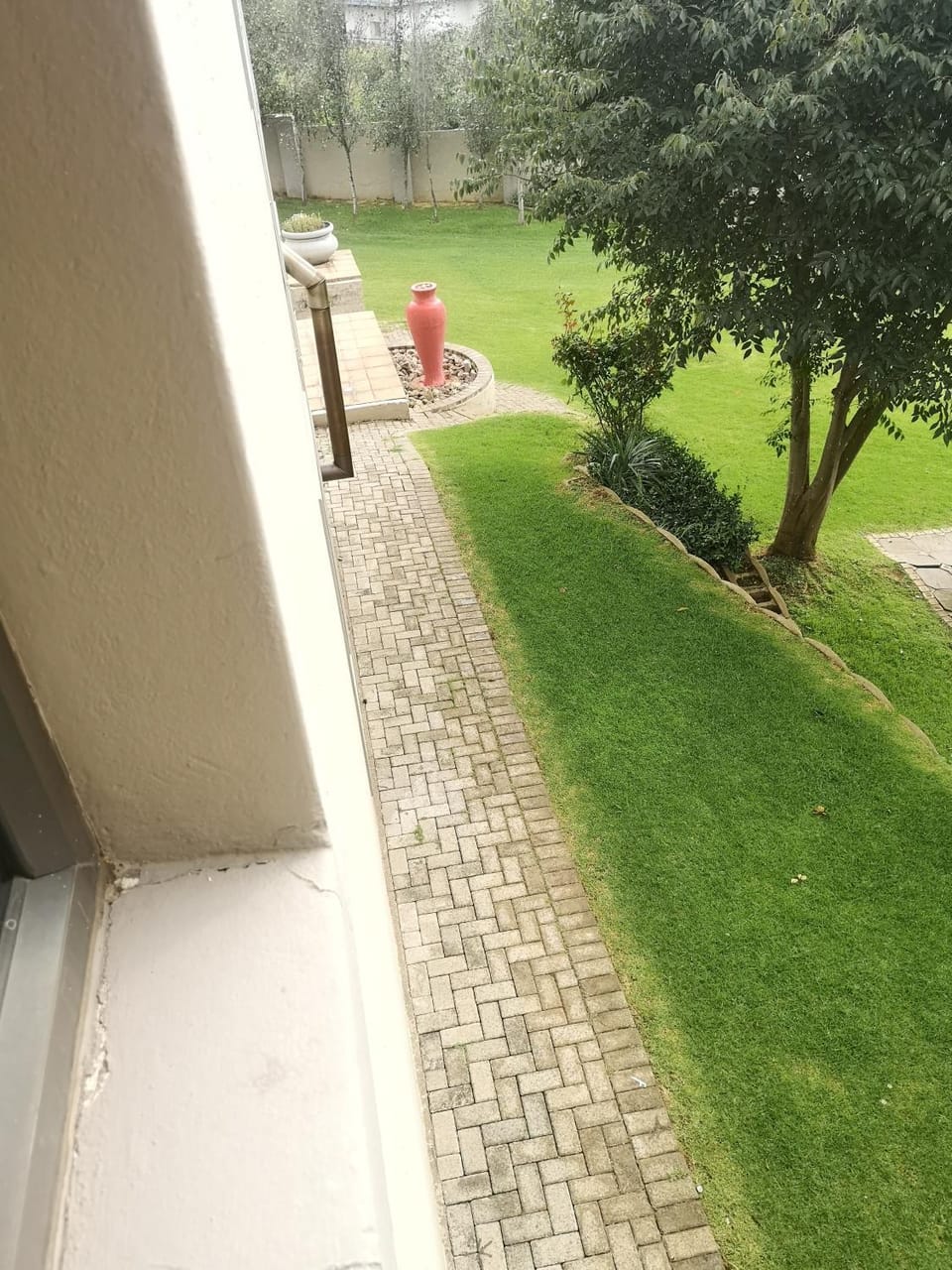 Property building, Garden view