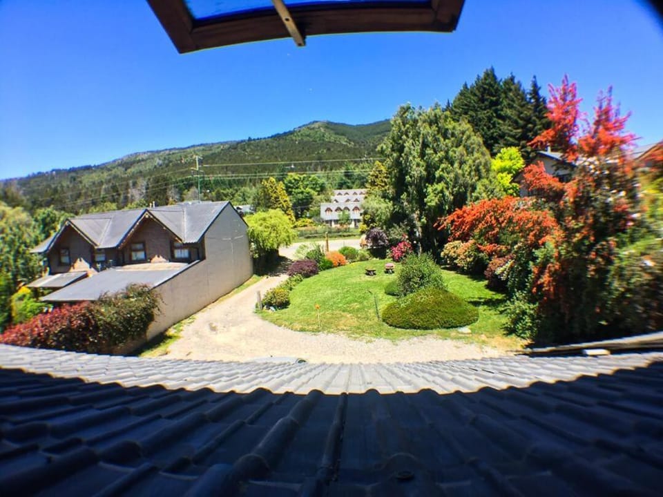 Day, Garden, Garden view, Mountain view