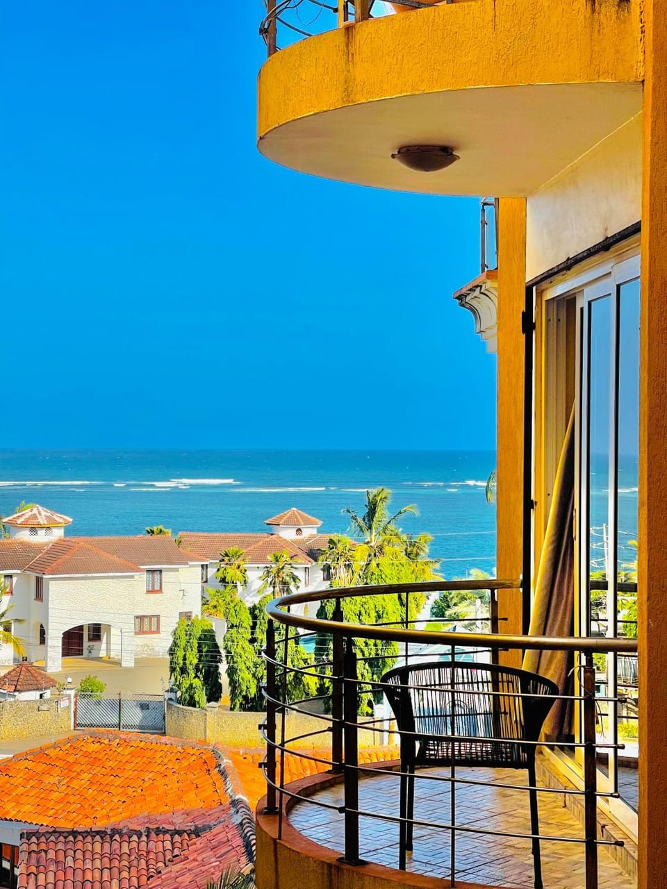 Property building, Patio, View (from property/room), Balcony/Terrace, Sea view