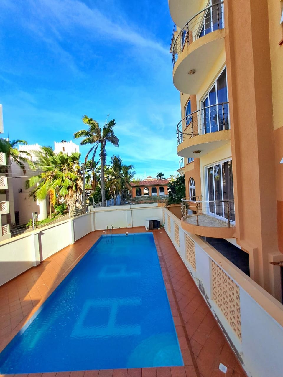 Property building, Pool view, Swimming pool
