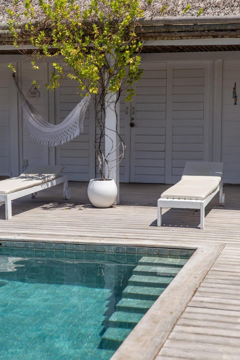 Patio, Pool view, Swimming pool, sunbed