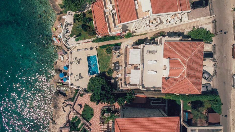 Bird's eye view, Garden, Beach, Swimming pool