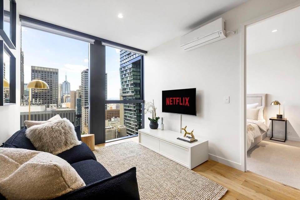 Living room, City view