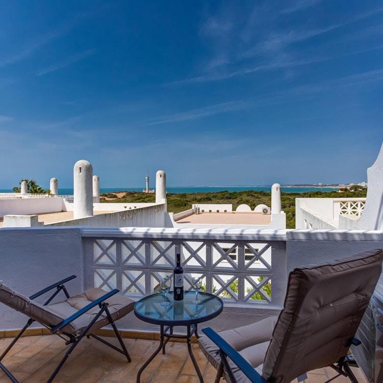 Patio, Balcony/Terrace, Seating area, Garden view, Sea view