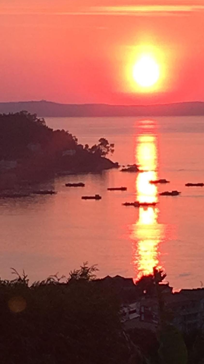 Property building, Sunset