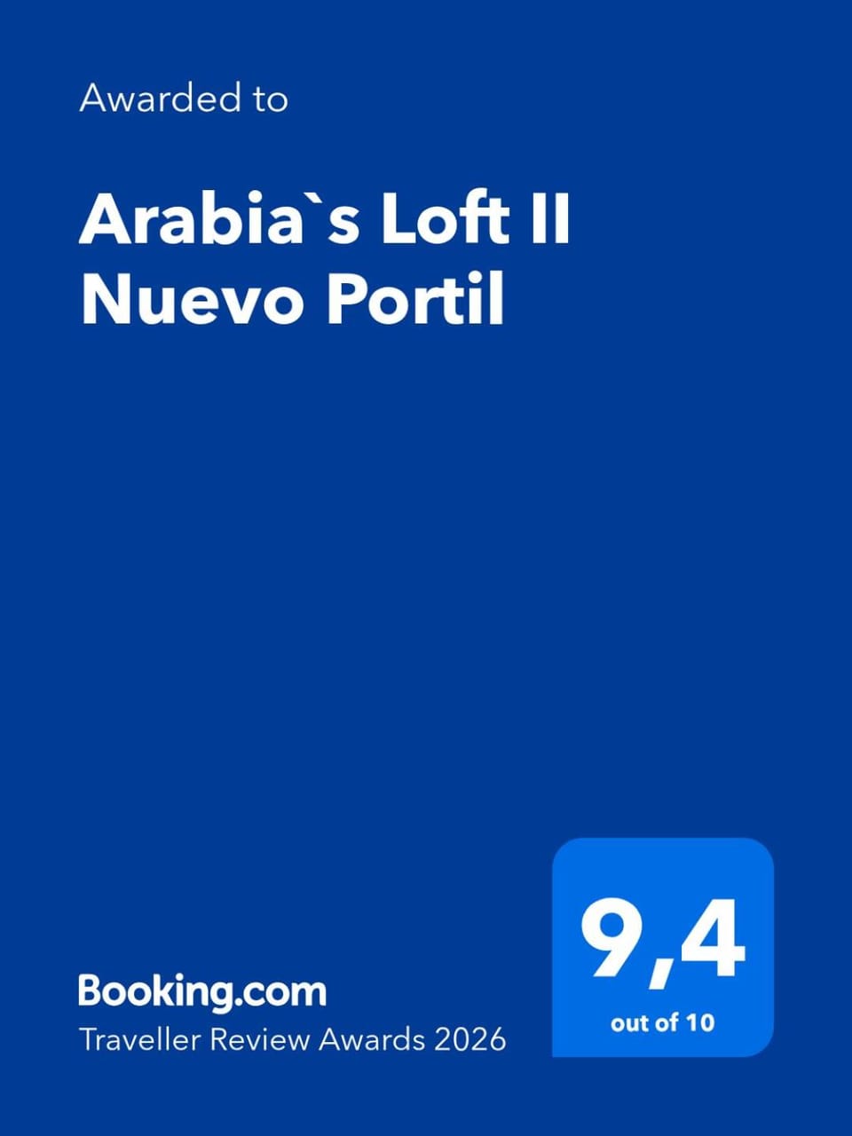 Arabia`s Loft II Nuevo Portil Apartment in Costa de la Luz