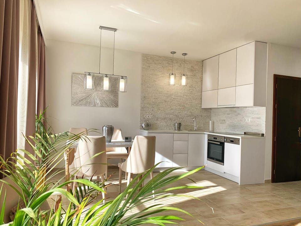 Kitchen or kitchenette, Dining area