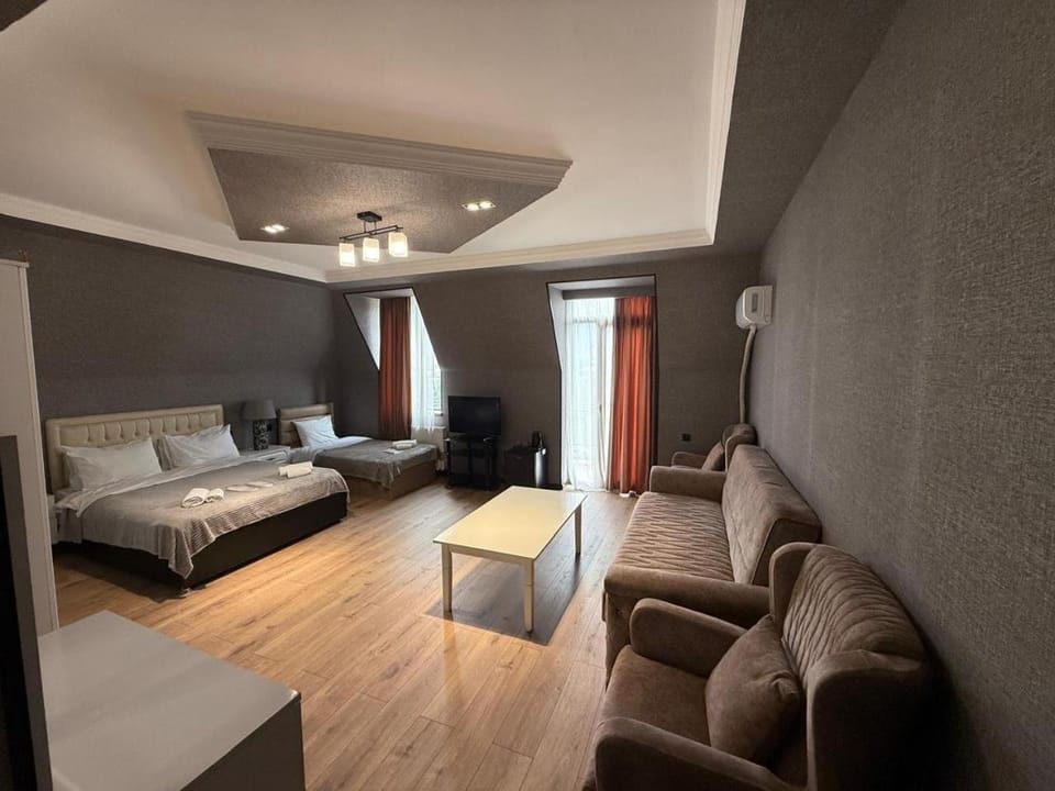 Bed, TV and multimedia, air conditioner