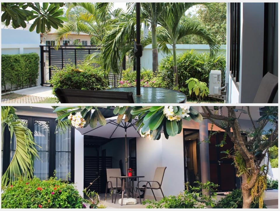 Property building, Patio, Garden view