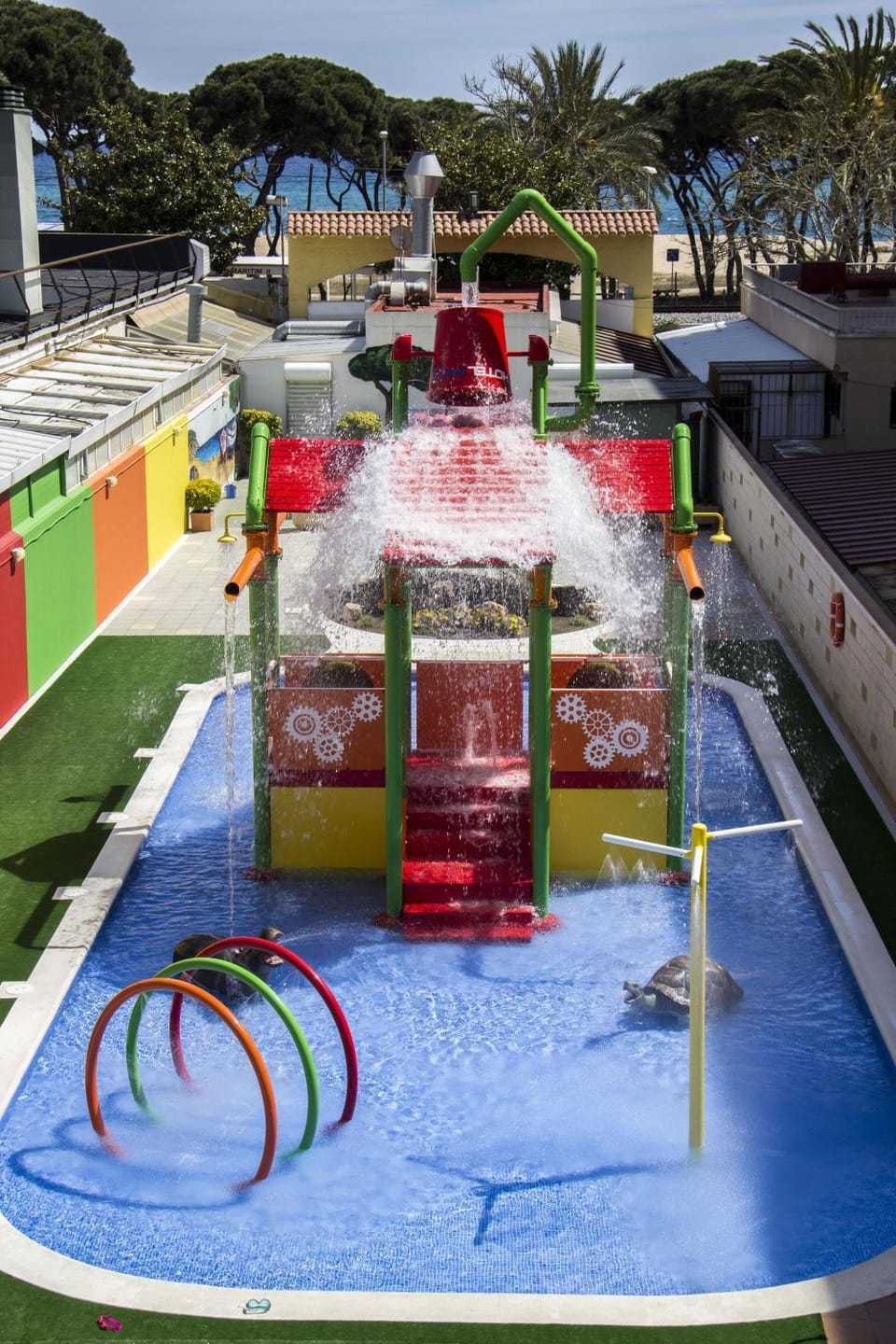 Aqua park, Swimming pool, children, Family