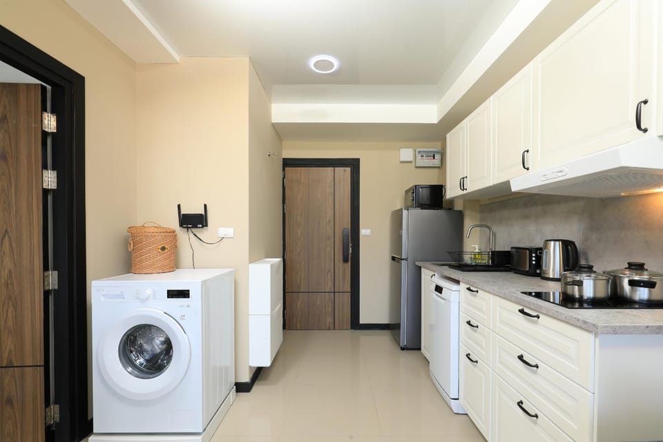 dishwasher, washing machine, kitchen