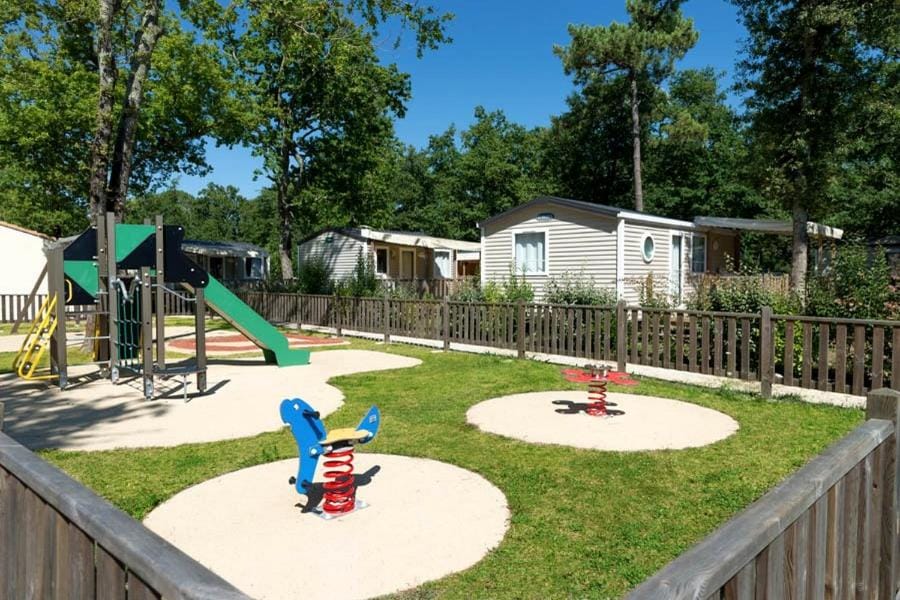 Summer, Children play ground, Garden, On site