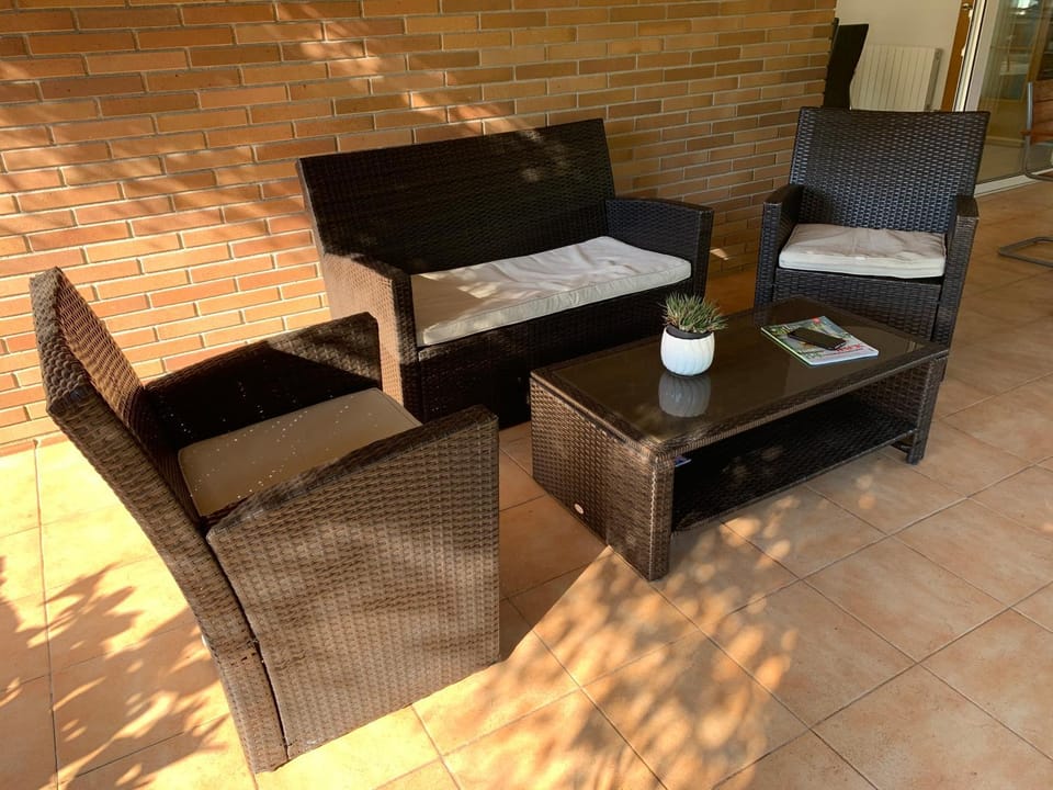 Patio, Living room, Seating area