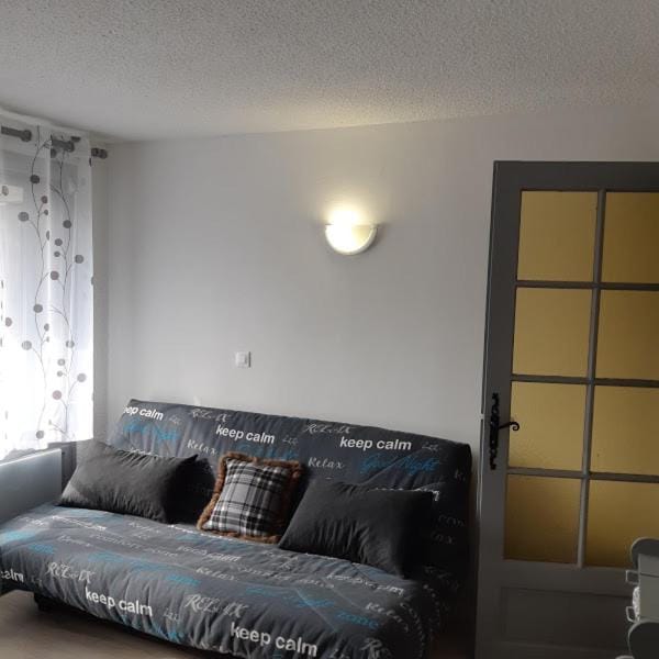 Le chalet des neiges 2 est au calme situé à 5 mn à pied du centre il est composé d'1 chambre avec lit double plus canapé convertible parking privé sur place et arrêt navette gratuite à 30 m Apartment in Arâches-la-Frasse