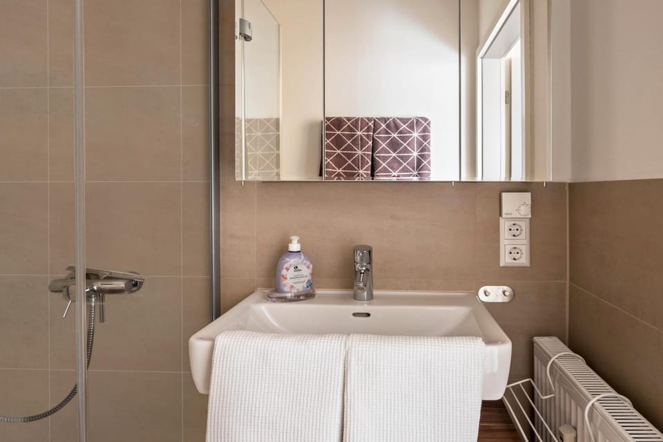 Bathroom, Living room