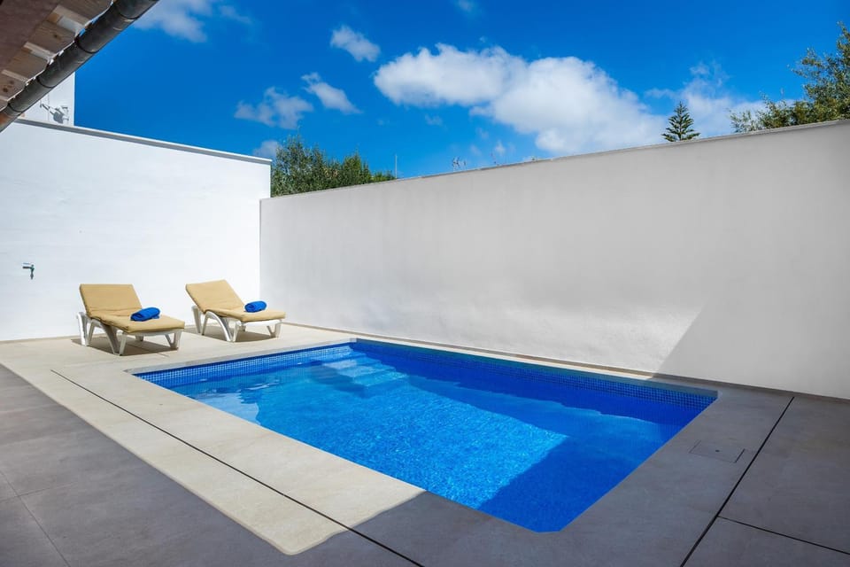 Property building, Living room, Swimming pool