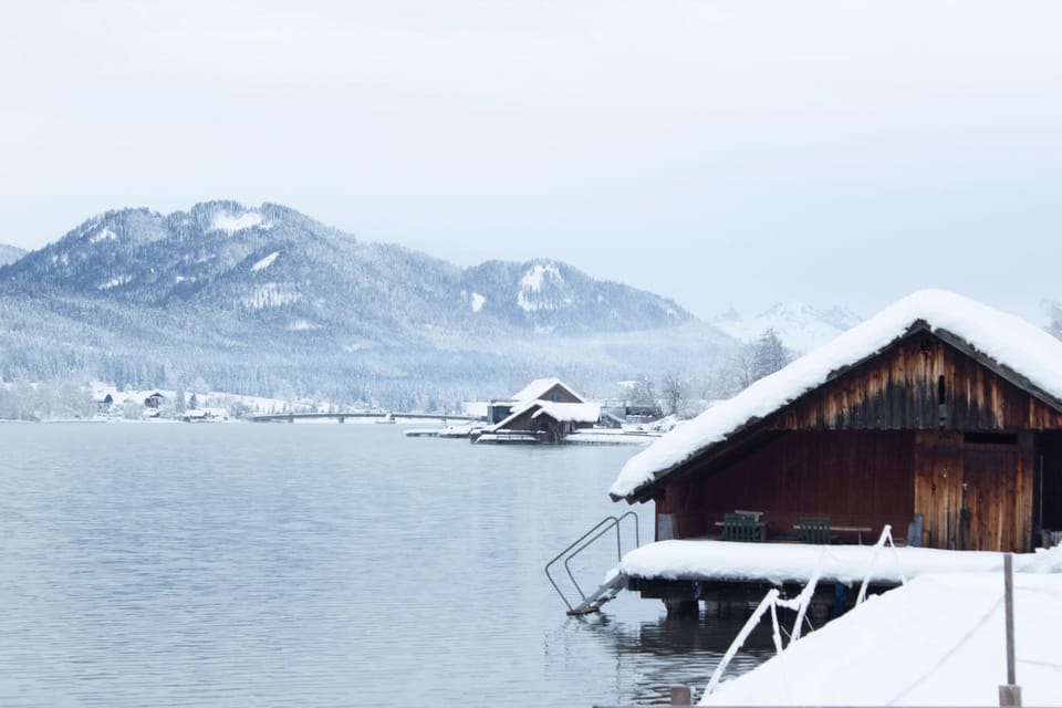 Natural landscape, Winter, Lake view
