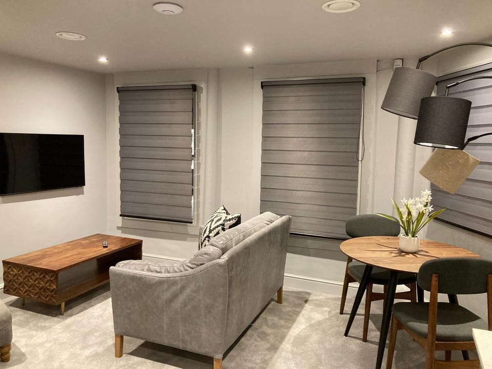Living room, Seating area, Bath