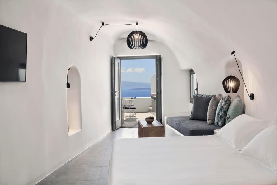 Decorative detail, Seating area, Bedroom, Sea view