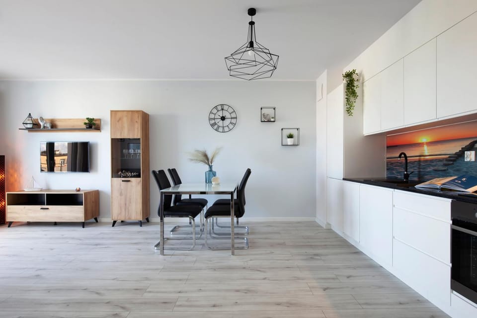 Kitchen or kitchenette, Living room, Seating area, Dining area, pet friendly, stove