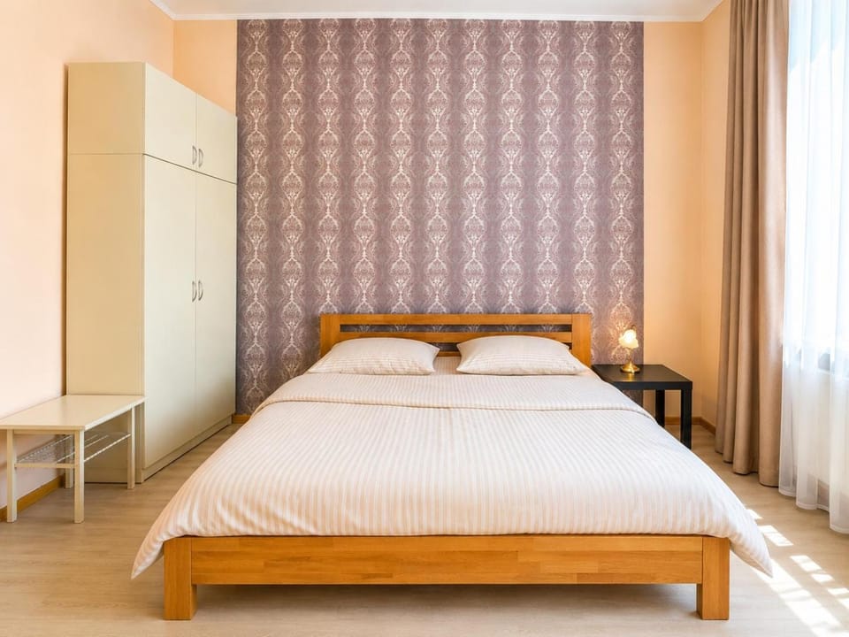 Bed, Photo of the whole room, Bedroom, wardrobe