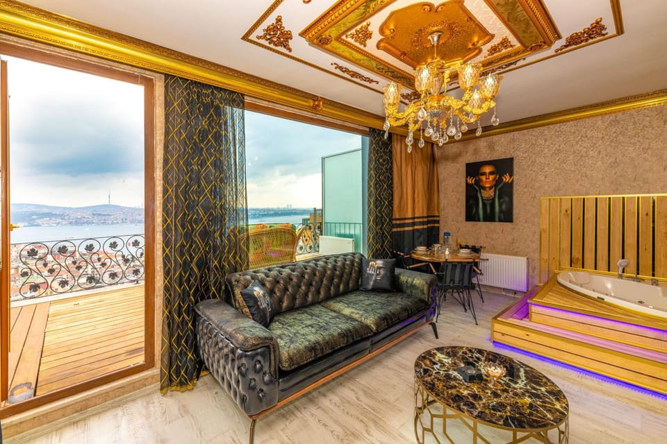 Seating area, Sea view