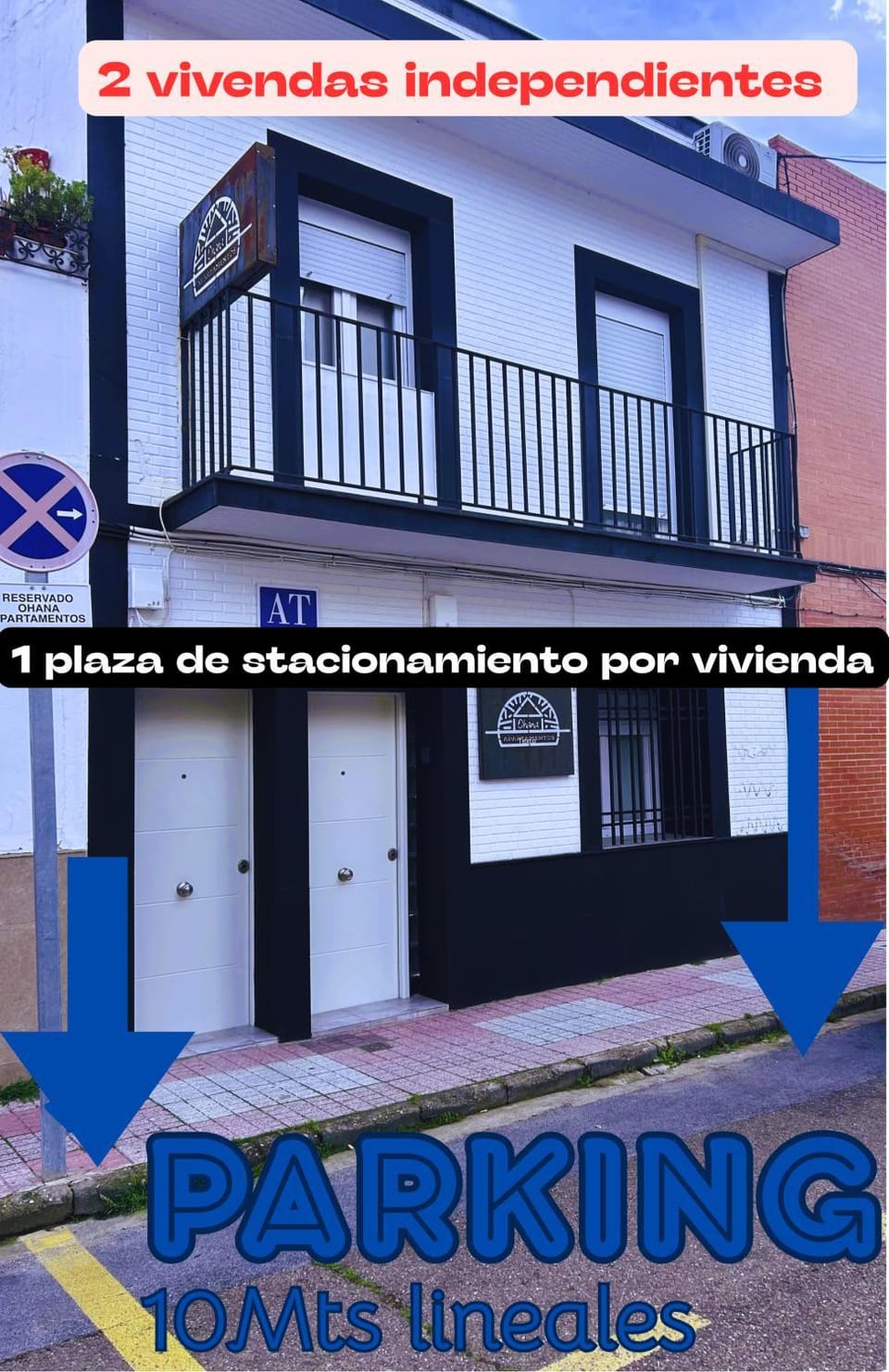Property building, Facade/entrance, Parking, pet friendly