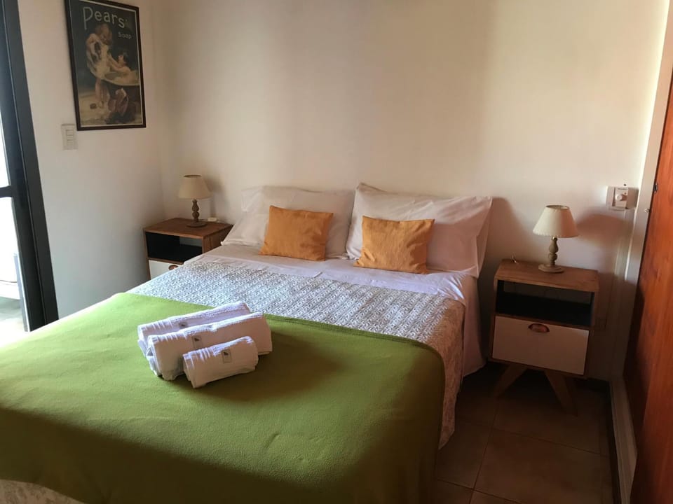 Bed, Balcony/Terrace, Bedroom, Street view, towels