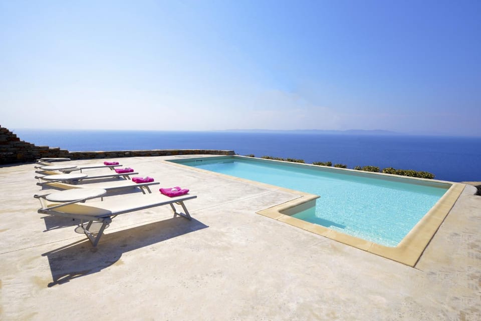 Spectacular sunset view villa at Melissaki Villa in Kea-Kythnos