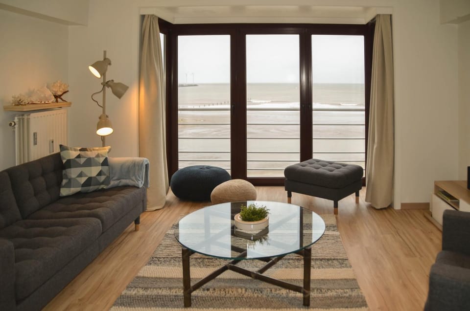 Living room, Seating area, Dining area, Sea view