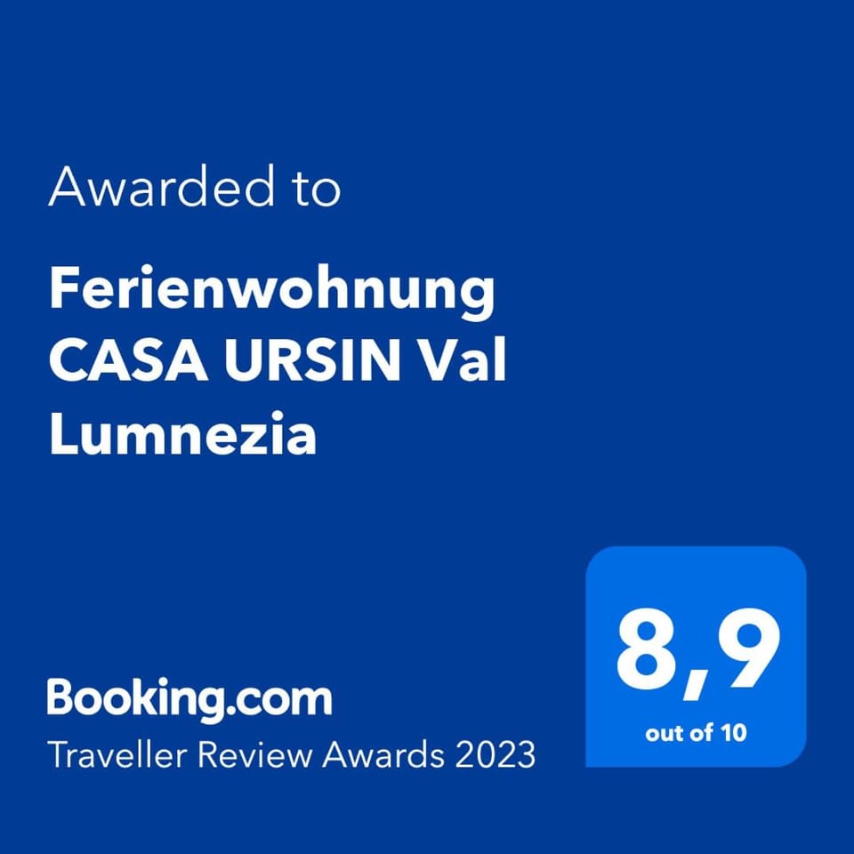 Ferienwohnung CASA URSIN Val Lumnezia Bed and Breakfast in Canton of Grisons