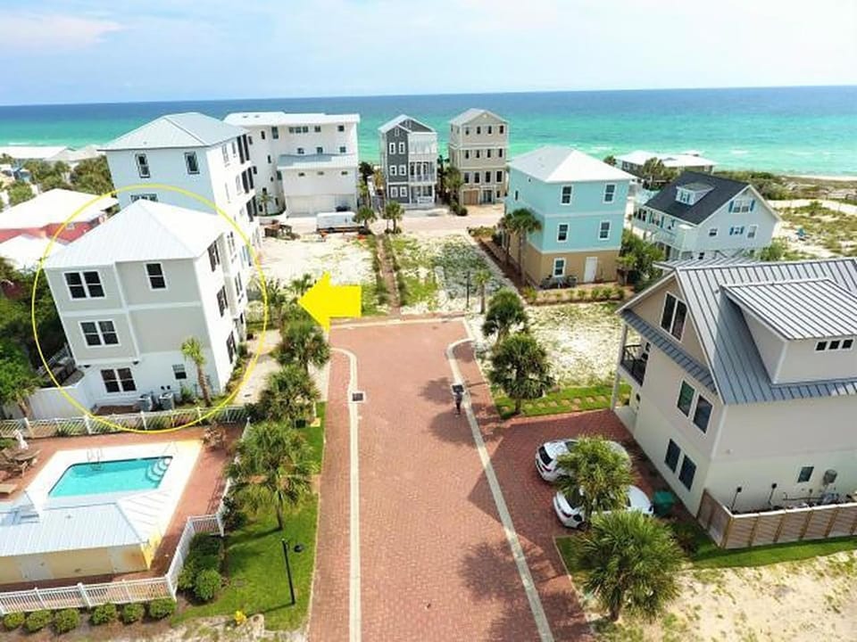 Aqua Blue House in Inlet Beach