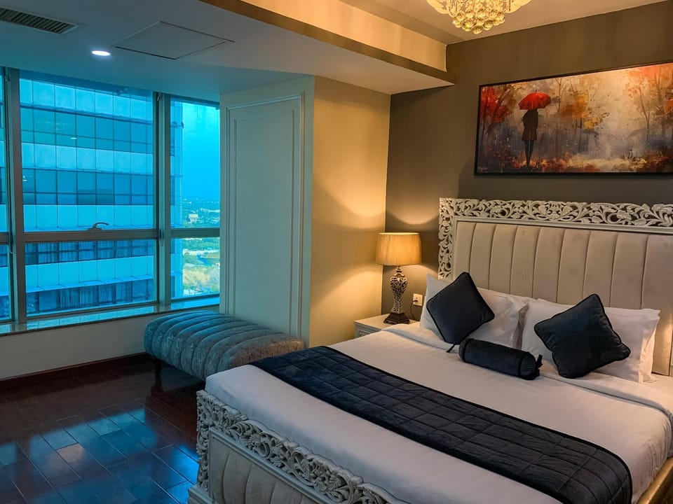 Bed, View (from property/room), Bedroom