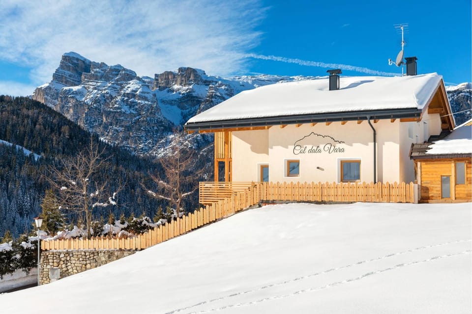 Property building, Natural landscape, Winter, Mountain view