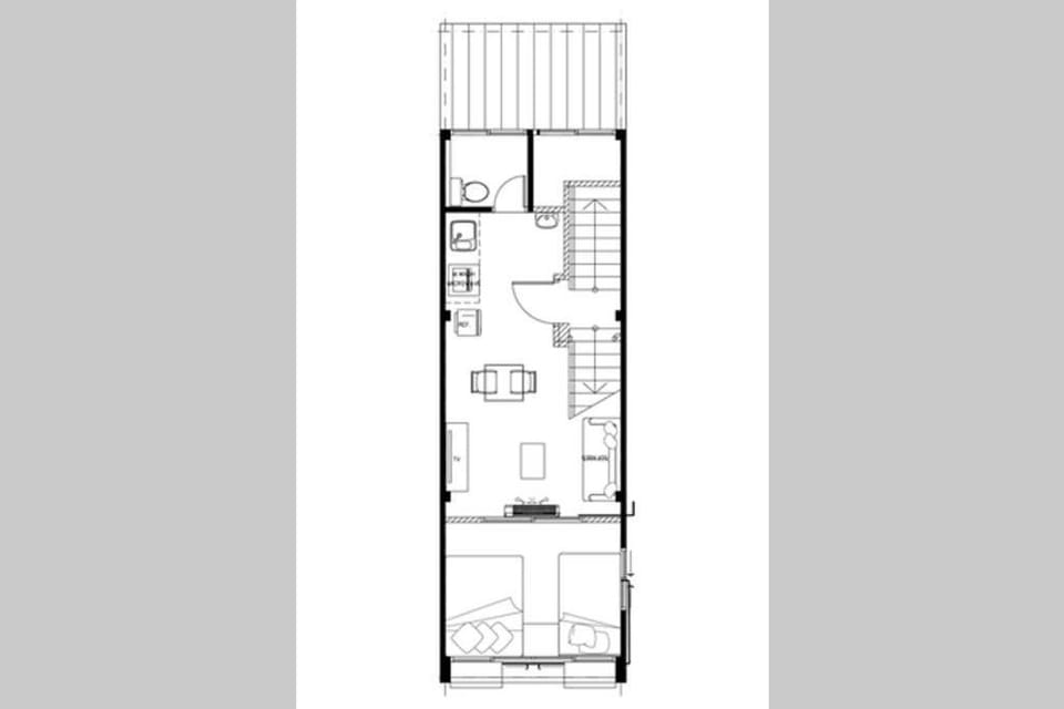 S2 Silom Large room 4-6 guests Full kitchen WIFI Apartment in Bangkok