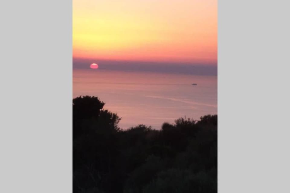 Natural landscape, Sea view, Sunset